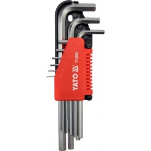 Hex Key Set – Chrome Vanadium – 9 Piece – YT-0500
