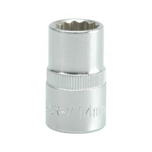 Bi-hex Socket – 12 Point – Chrome Vanadium – 1/2″ Connector – Standard Length – 14mm – YT-1276
