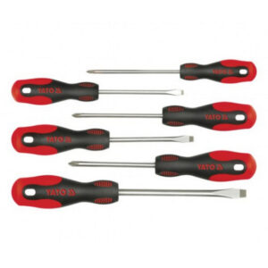Screwdriver Set – Flat Head and Phillips – 6 Piece – YT-2783