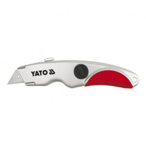 Box Cutter – Retractable Work Cutting Knife – 3 x SK5 Blades – YT-7520