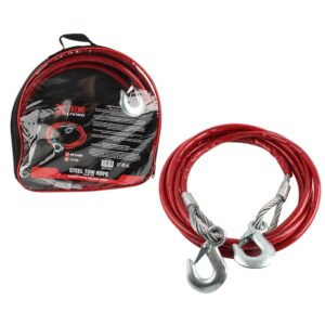 Steel Tow Rope – 4m – 1.0T Capacity – TOOR1399