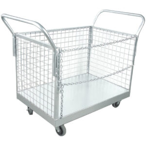 Trolley – Mesh Box – 3 Sided – 91 x 61 x 91 cm – Carrying capacity 500kg – MBT3