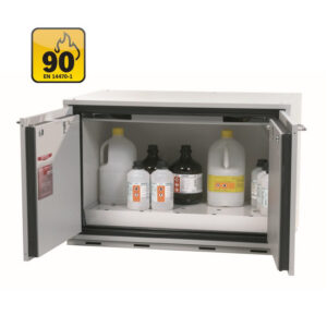Flammable Solvent Safety Storage Cabinet – UB-Line – Under Bench Double Door – 110.2 x 57.4 x 60 cm – IASE30443-1