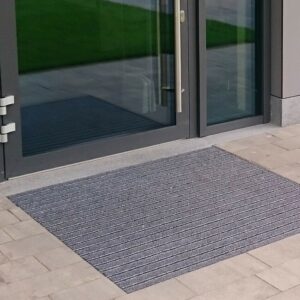 Outdoor Entrance Mat – Super Scraper – 2000 x 200 x 1.3 cm – Grey – PMS060001