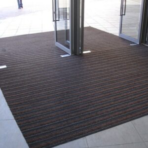 Entrance Mat – Trio Scraper Carpet – 2000 x 200 x 1.3 cm – Brown – PMD050001