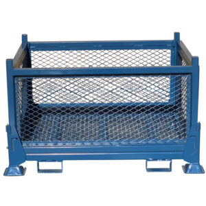 Expanded Metal Collapsible Steel Bin – Blue – 1000Kg – CB4326M