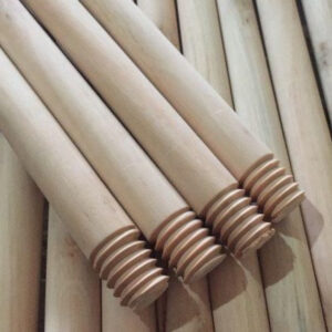Broom and Mop Handle – Broomstick – Screw-in – Wooden – 1.2m x 22mm – Pack of 25 – F3327W
