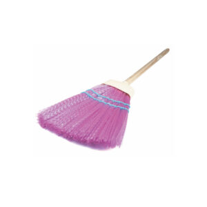 Corn Broom – 4-Tie Synthetic Fibre – Pack of 10 – F3002