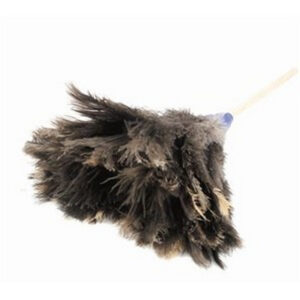 Feather Duster – Genuine Ostrich Feathers – Large Head – 45cm – Pack of 5 – F9002