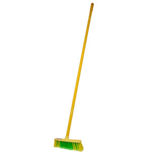 Soft Broom – Rainbow Range – Eco – Complete – Plastic Head – Synthetic Fibre – Metal Handle – Pack of 5 – F3362