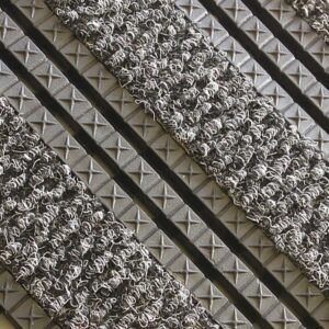 Entrance Mat – Premier Star Gripper Plus Floor Tile with PP Inserts Closed – 45 x 30 x 1.8 cm – Charcoal – PSG010001C