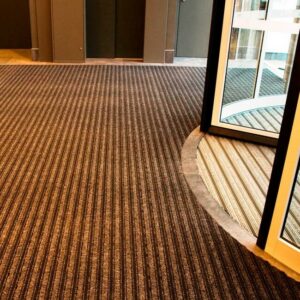 Entrance Mat – Trio Brush Carpet – 200 x 1 cm – per Linear Metre – Brown – PMTB050001C