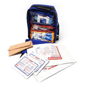 First Aid Kit – 1st Responder – Comprehensive – 95 Items in Junior Backpack – 34 x 17 x 47 cm – FAK5049