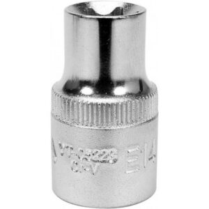 Torx Socket – Female – Chrome Vanadium – 1/2″ Connector – E14 – YT-05223