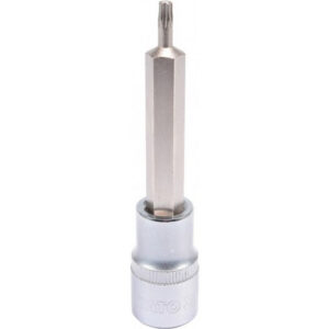 Torx Bit Socket – Male – Chrome Vanadium – 1/2″ Connector – Long – T20 x 100mm – YT-04320