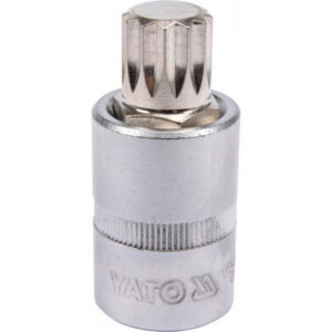 Spline Bit Socket – Chrome Vanadium – 1/2″ Connector – Standard Length – M16 x 50mm – YT-04346