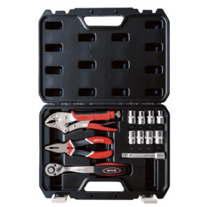 Tool Set – Sockets and Pliers – Chrome Vanadium – 12 Piece – YT-38972
