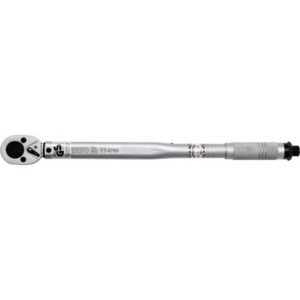 Torque Wrench – Chrome Vanadium – 1/2″ Connector – Range 42-210Nm – Measurement Tolerance 4% – YT-0760