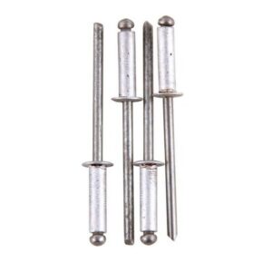 Rivets – Aluminium – 4.0 x 12mm – Pack of 100 – TOOR1659