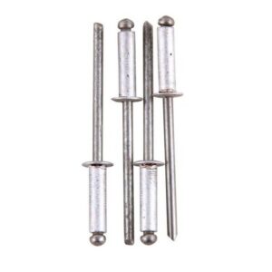 Rivets – Aluminium – 3.2 x 8mm – Pack of 100 – TOOR1651