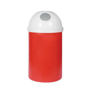 Recycle Bin with Lid – Round – Plastic – 75L – 40 (⌀) x 88 cm – LB051A