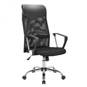 Office Chair – High Back – Miro – 124 x 71 x 65.5 cm – Mesh – Black – BS-312