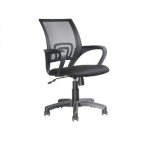 Typist Chair – Stewart – 95 x 62 x 60 cm – Mesh – Black – QZY-1121B4