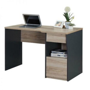 Office Desk – Colorado – 75 x 60 x 120 cm – Sanremo Oak and Dark Grey – CST 1160