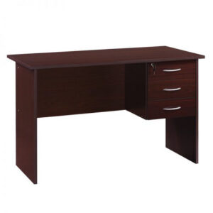 Office Desk – Three Drawers – Solitude – 75 x 60 x 120 cm – Espresso – TF 1261