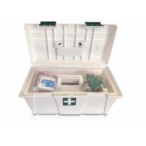 First Aid Kit – Office Regulation 7 – Plastic Box and Contents – 32 x 17 x 13 cm – FAK5010