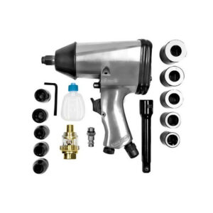 Impact Wrench and Socket Set – Pneumatic – 1/2″ – PAB1310