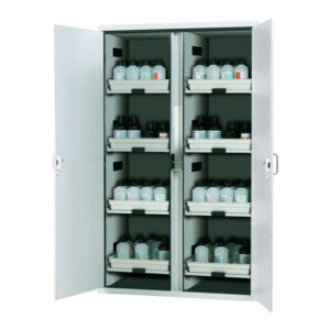 Hazardous Material Safety Cabinet – Acid and Alkali – SL-Line – Upright Double Door – 119.7 x 60.3 x 196.5 cm – IASE30606-1