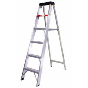 Stepladder – Industrial Heavy Duty A-Frame Aluminium – 6 Steps – 1.8m – LAS6
