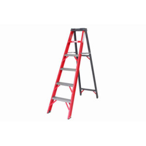 All Fibreglass Single Sided Ladder – Industrial A-Frame – 6 Steps – 1.8m – FGS6-ALL