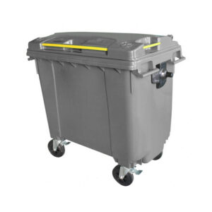 Bulk Wheelie Bin – 660L – 4 Wheel – Plastic – Grey – 0185