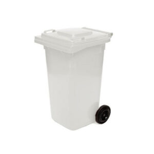 Wheelie Bin – 240L – 2 Wheel – Plastic – White – 0131