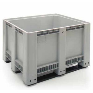 Bulk Bin – Solid – 1000kg – Plastic – Grey – 0095