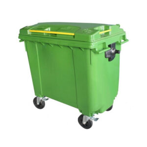 Bulk Wheelie Bin – 660L – 4 Wheel – Plastic – Green – 0090