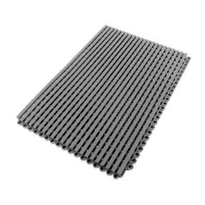 Entrance Mat – Premier Grip Interlocking Scraping and Drainage Floor Tile – 45 x 30 x 1.2 cm – Dark Grey – PG060001