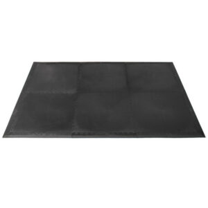 Chair Mat Kit – 6 Tiles and 10 Edges – 150 x 100 x 0.6cm – Black – LGTE010002