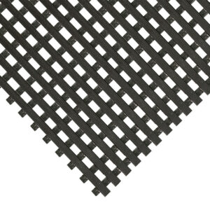 Workplace Mat – DeckStep PVC Anti-Slip Drainage – 120 x 1.15cm – per Linear Metre – Black – DS011210C
