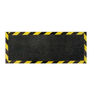 Cable Protector Mat – CablePro Floor Cover – 120 x 40 x 1.3 cm – Black and Yellow – CPM010701