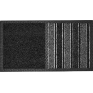 Disinfectant Mat – COBAcare Duo Zone – 67 x 39.5 x 1.5 cm – Dark Grey and Grey – CDM008