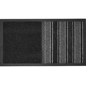 Disinfectant Mat – COBAcare Duo Zone – 67 x 39.5 x 1.5 cm – Dark Grey and Grey – CDM008