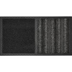 Disinfectant Mat – COBAcare Duo Zone – 67 x 39.5 x 1.5 cm – Dark Grey and Anthracite – CDM007