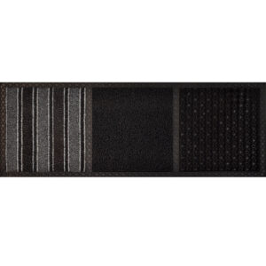 Disinfectant Mat – COBAcare Trio Zone – 99.5 x 39.5 x 1.5 cm – Black, Dark Grey and Grey – CDM005