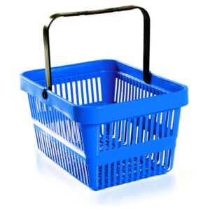 Jumbo Shopping Basket – Plastic – 27L – Colour Options