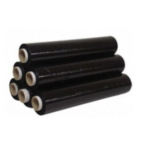 Pallet Wrap – Hand Roll – 17 Micron – 400 m Roll x 45 cm – Black – 2G_PWBL4520