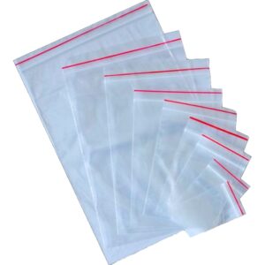 Resealable Plastic Grip Zip Lock Bags – 40 Micron – 12 x 18 cm – Pack of 1000 – 2G_PLMG1218