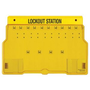Safety Series Lockout Station Only – Holds 10 Locks – 59.6 x 11.4 x 39.3 cm – MA500133